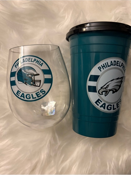 NFL Other - Eagles Stemless Wine Cup & Tumbler Set